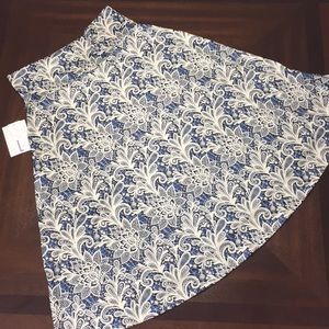 LuLaRoe Large Azure Skirt